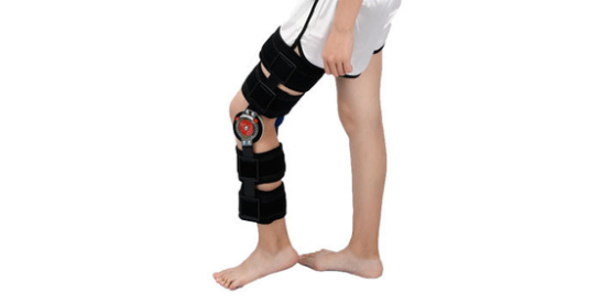 Knee fixation brace