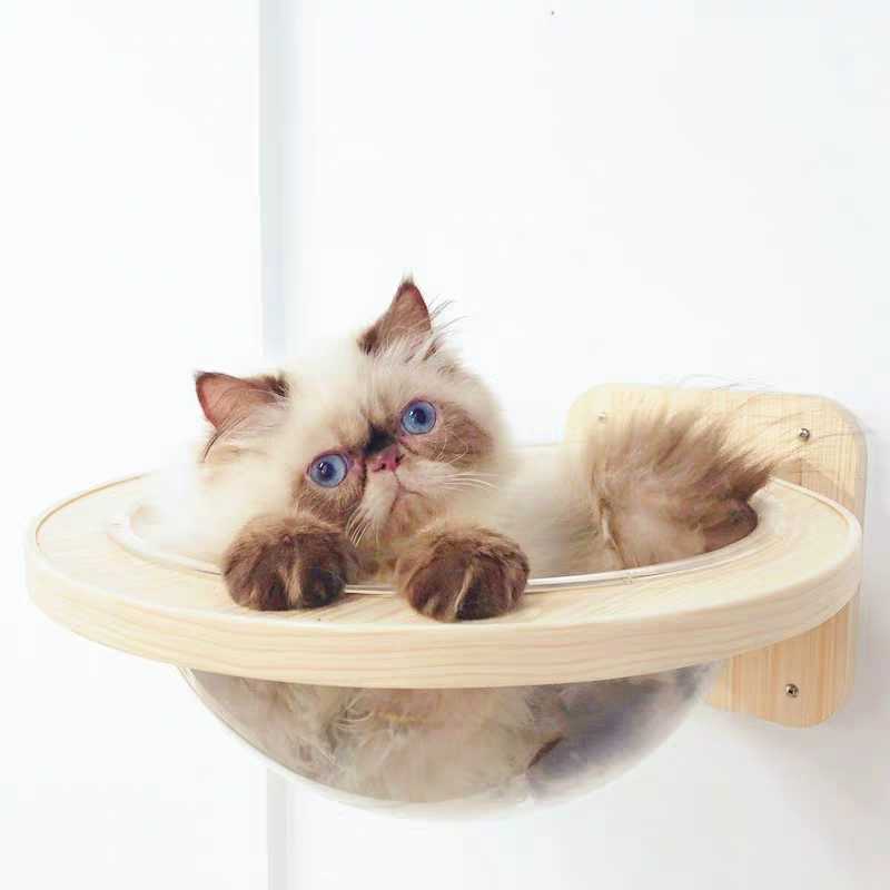 Cat climbing frame solid wood