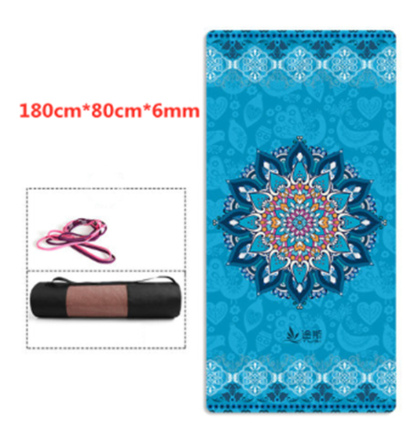 Tpe Sliding Yoga Mat Widened Fitness Home Lengthened Thickened