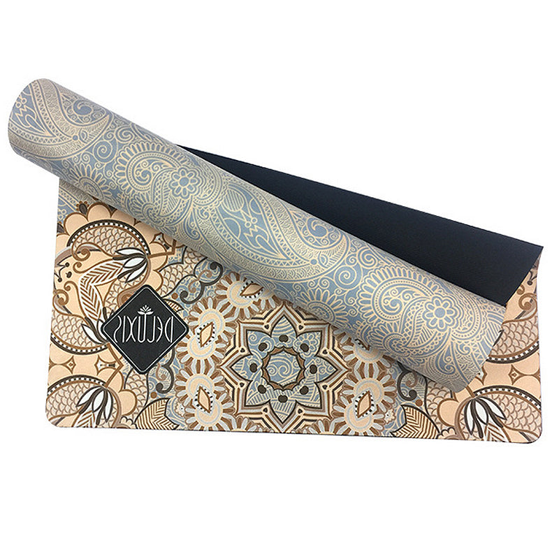 Industry Yoga Mat Rubber Anti-slip Suede Printing Yoga Mat