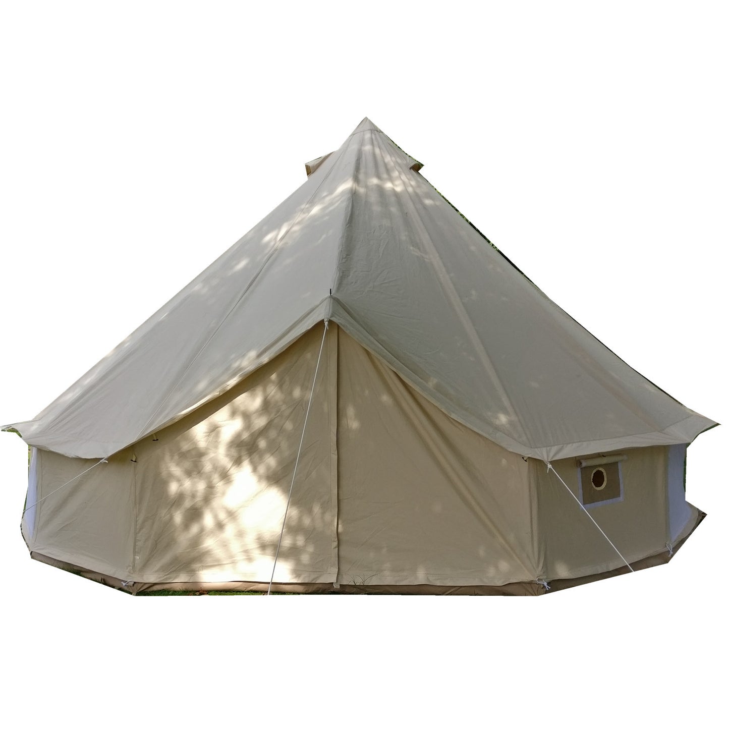 Outdoor Canvas Camping Tent Oxford Cloth Against Heavy Rain To Keep Warm